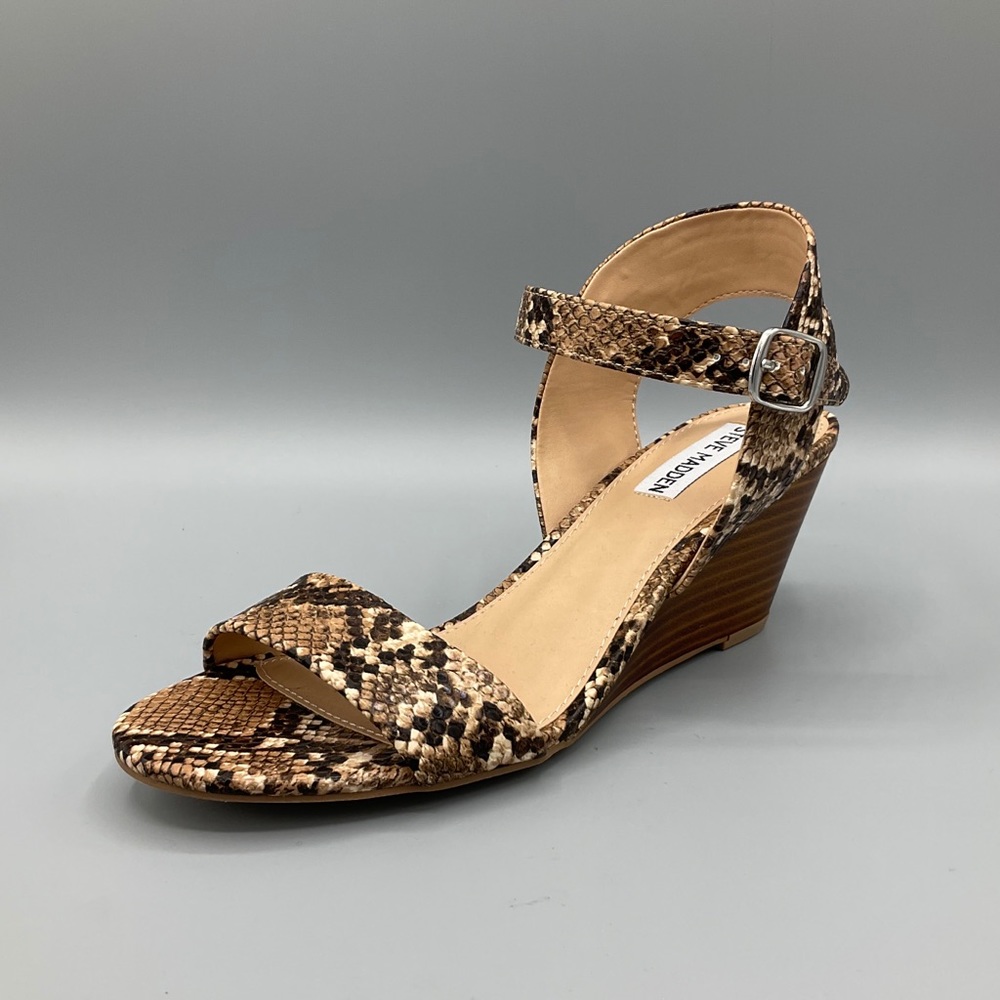 Steve Madden animal print sandals